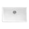 Ruvati 30" Fireclay Undermount / Drop-in Topmount Kitchen Sink Sgl Bowl, Wht RVL3030WH - alternate 1